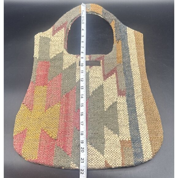 Annahmol Colorful Wool Purse Tote Bag Bohemian Boho Hippie Travel Casual Pockets - Picture 9 of 10